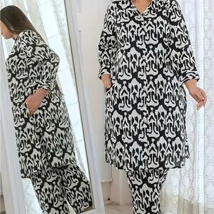 Stylish Black and White Women's Jumpsuit